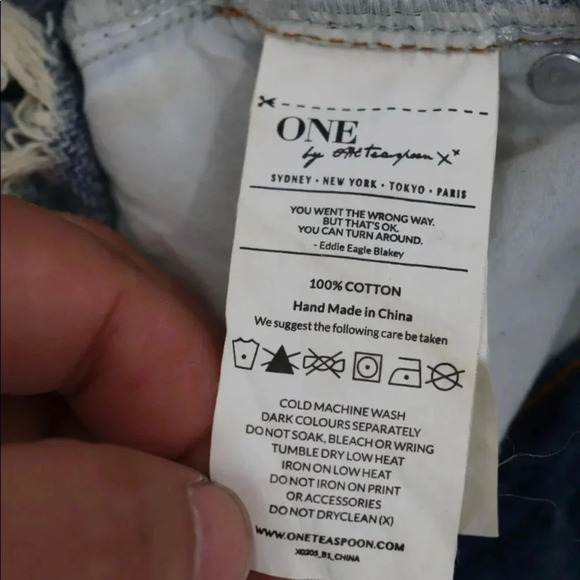 Trashed Freebirds in Cobain by One Teaspoon 26 W - Picture 8 of 13